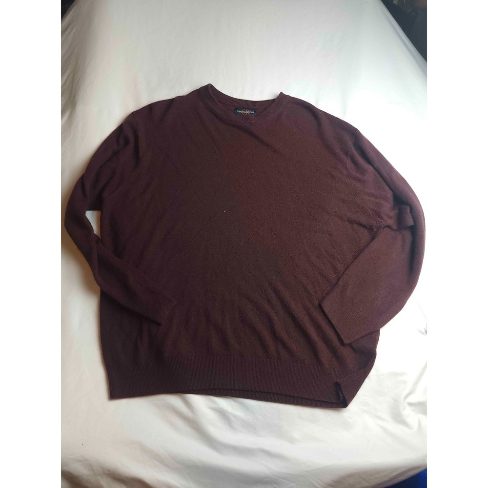 Canyon Ridge Pullover Sweater Mens 2XL Brown Knit Cabincore Classic Heritage
